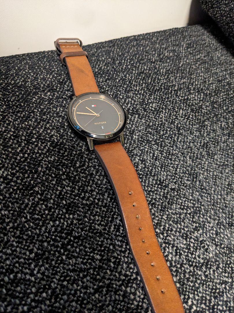 TOMMY HILFIGER Leather Watch