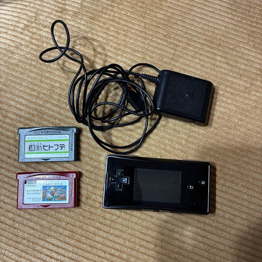 GAME BOY micro Body (Black) with Games