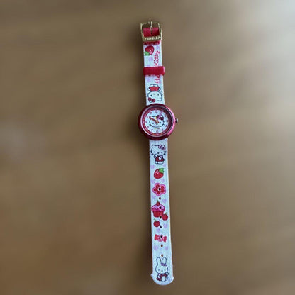 Swatch Hello Kitty Watch Red/White