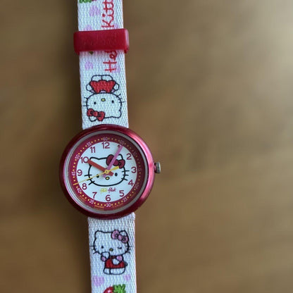 Swatch Hello Kitty Watch Red/White