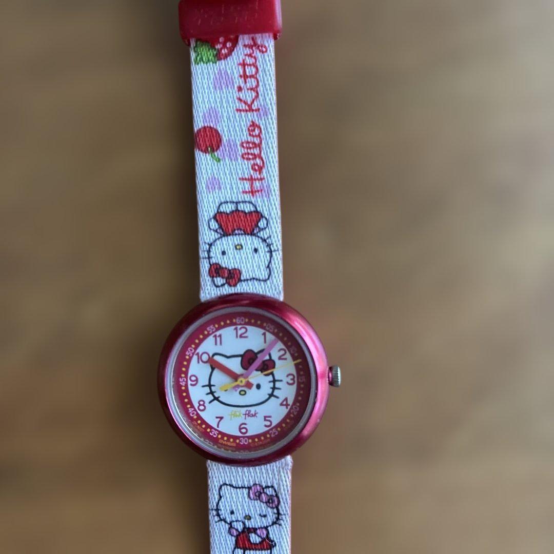 Swatch Hello Kitty Watch Red/White