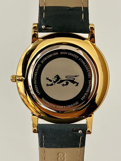 [Unused item] LARSEN Oliver 39mm Belt 2 Set New Battery Replacement After Shipping