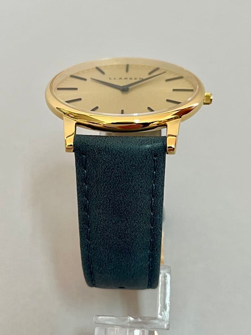 [Unused item] LARSEN Oliver 39mm Belt 2 Set New Battery Replacement After Shipping