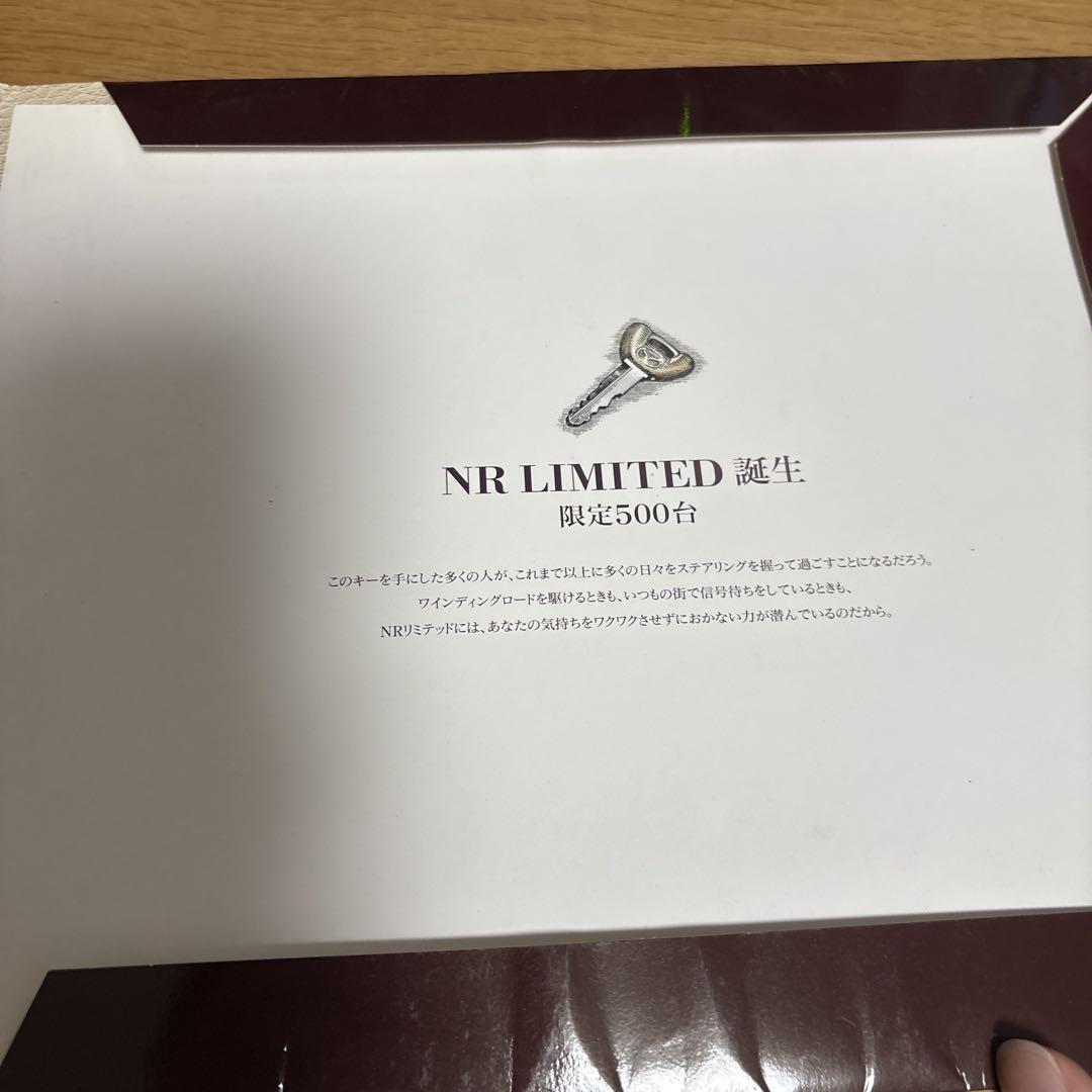 Mint Condition and Rare Mazda Roadster (NB) 'NR LIMITED' Catalog