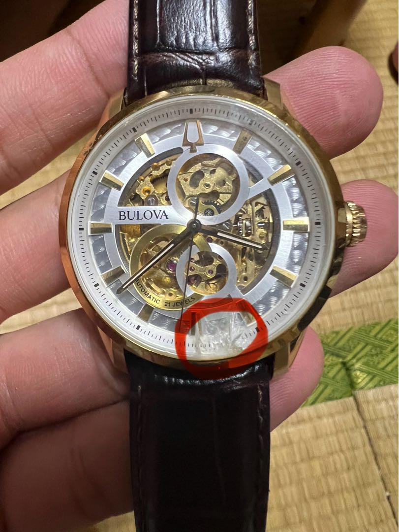 BULOVA Automatic Winding Watch Skeleton Dial