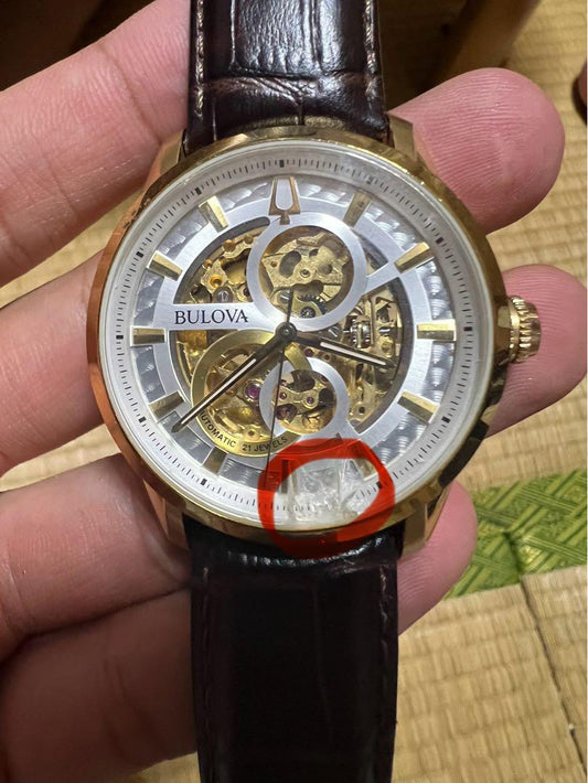 BULOVA Automatic Winding Watch Skeleton Dial