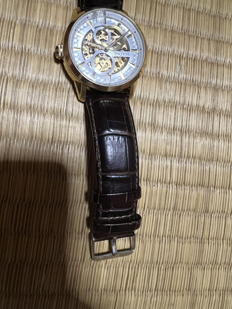 BULOVA Automatic Winding Watch Skeleton Dial