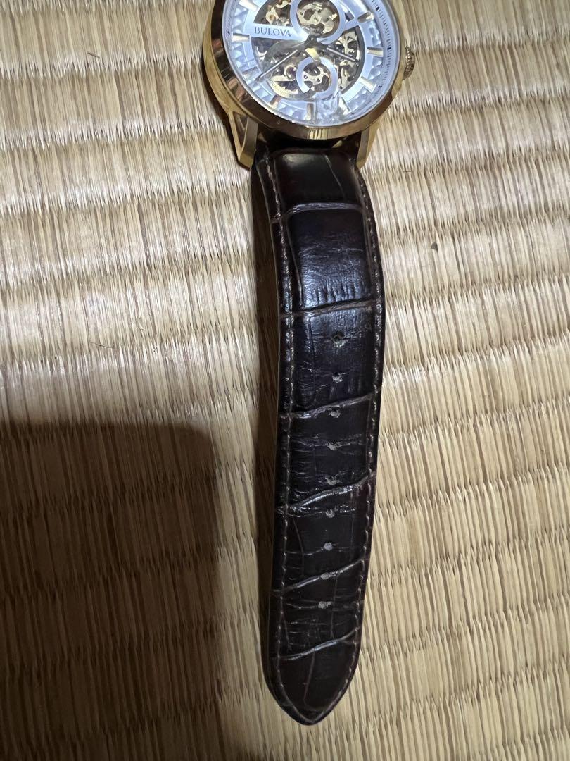 BULOVA Automatic Winding Watch Skeleton Dial