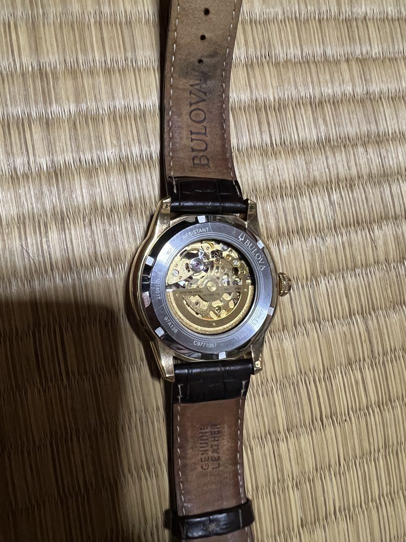 BULOVA Automatic Winding Watch Skeleton Dial