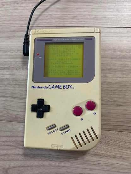 Nintendo Game Boy Main Unit AC Adapter & Tetris Software Included