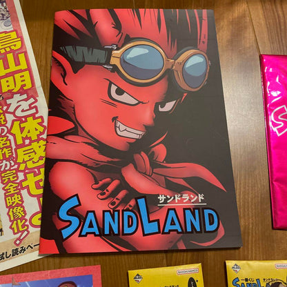 Akira Toriyama Sandland Pamphlet and Goods 7-Item Set