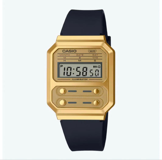 [High-Quality] CASIO STANDARD A100 Gold Reissue Operational