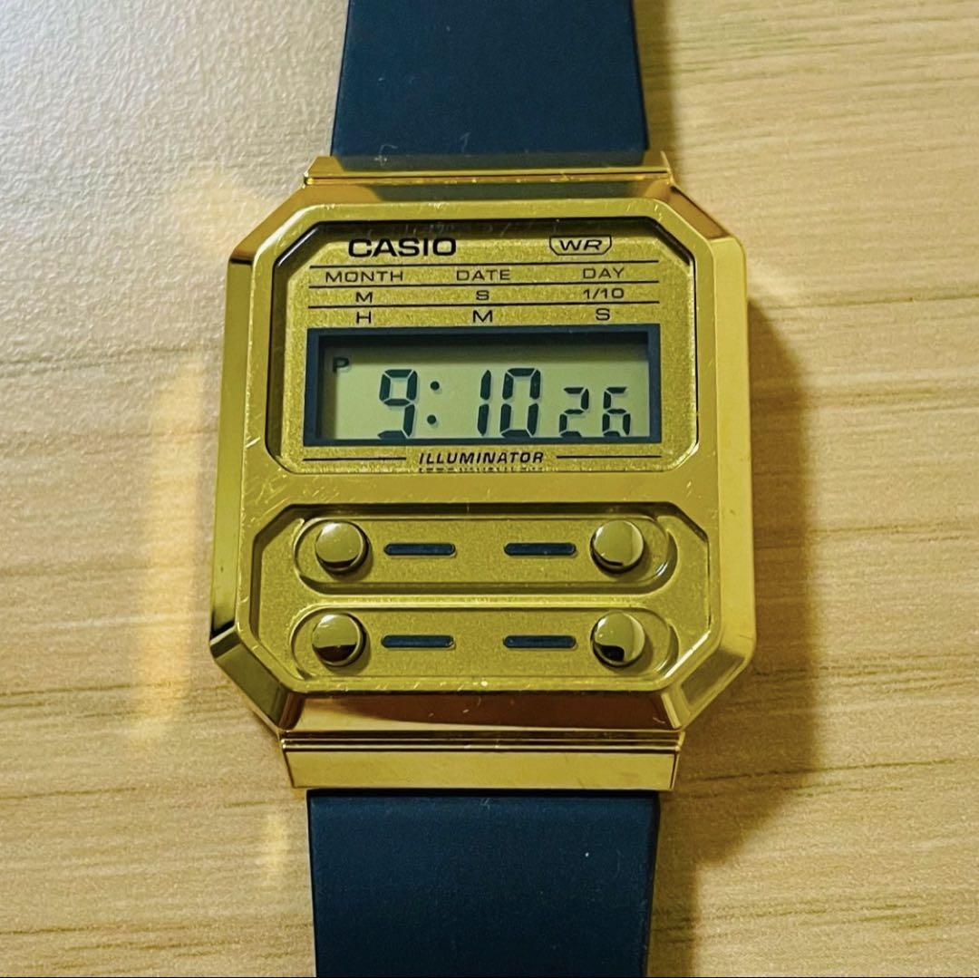 [High-Quality] CASIO STANDARD A100 Gold Reissue Operational
