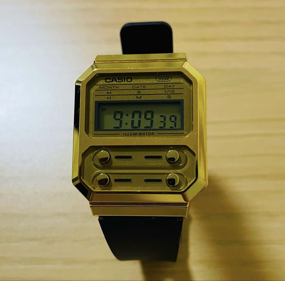 [High-Quality] CASIO STANDARD A100 Gold Reissue Operational