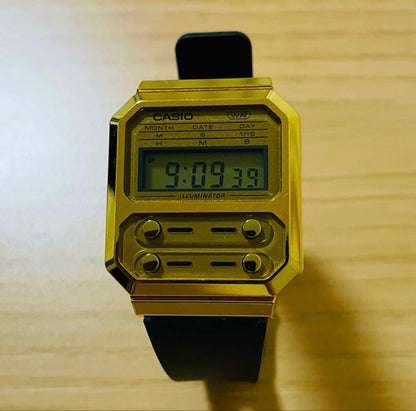 [High-Quality] CASIO STANDARD A100 Gold Reissue Operational