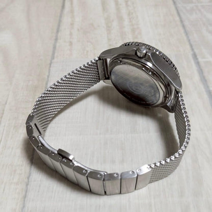 Unused Product Divers Watch Automatic Winding Watch Silver Green