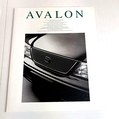 Toyota Avalon Early Model and Late Model Catalog Toyota Toyota Guide Set
