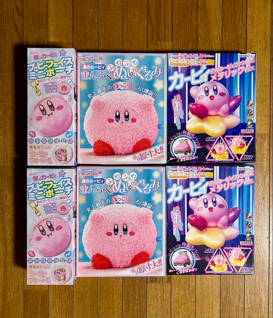 Kuribo's Fan Book Bonus: Puffy Plush Toy, Mini Purse, and Metal Model, Each 2 Pieces