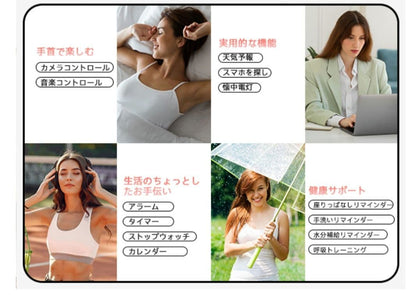 aeac Smart Watch ID208 Plus with Call Function Alexa Equipped