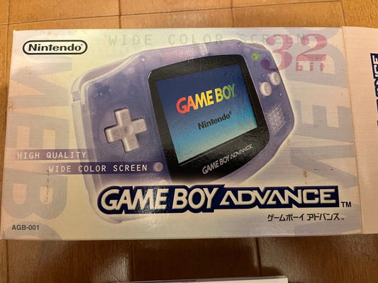 Box, manual only  Nintendo GAME BOY ADVANCE Blue