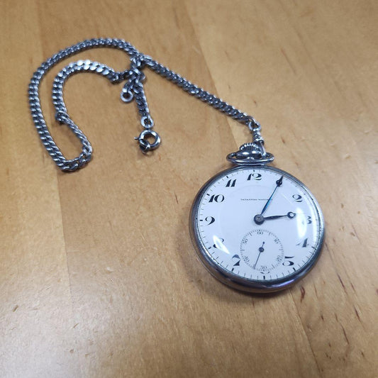 Tavannes Watch Co. Pocket Watch Silver