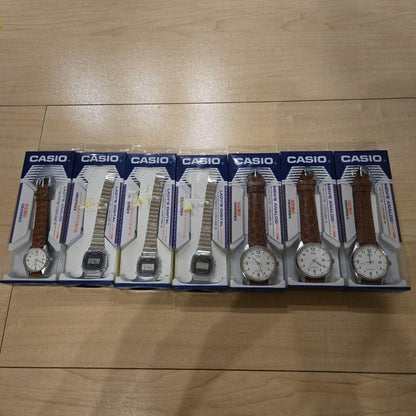 New Unopened CASIO Analog Watch 7-Piece Set