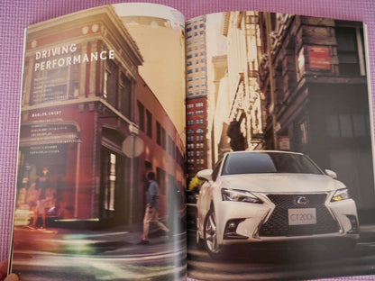 Lexus CT200h Catalog Early, Mid, Late Period