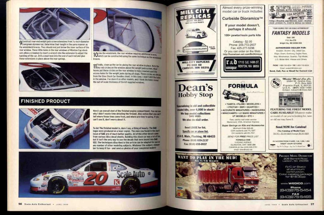 Ma0096 99.6 Scale Auto Enthusiast (U.S. Magazine)