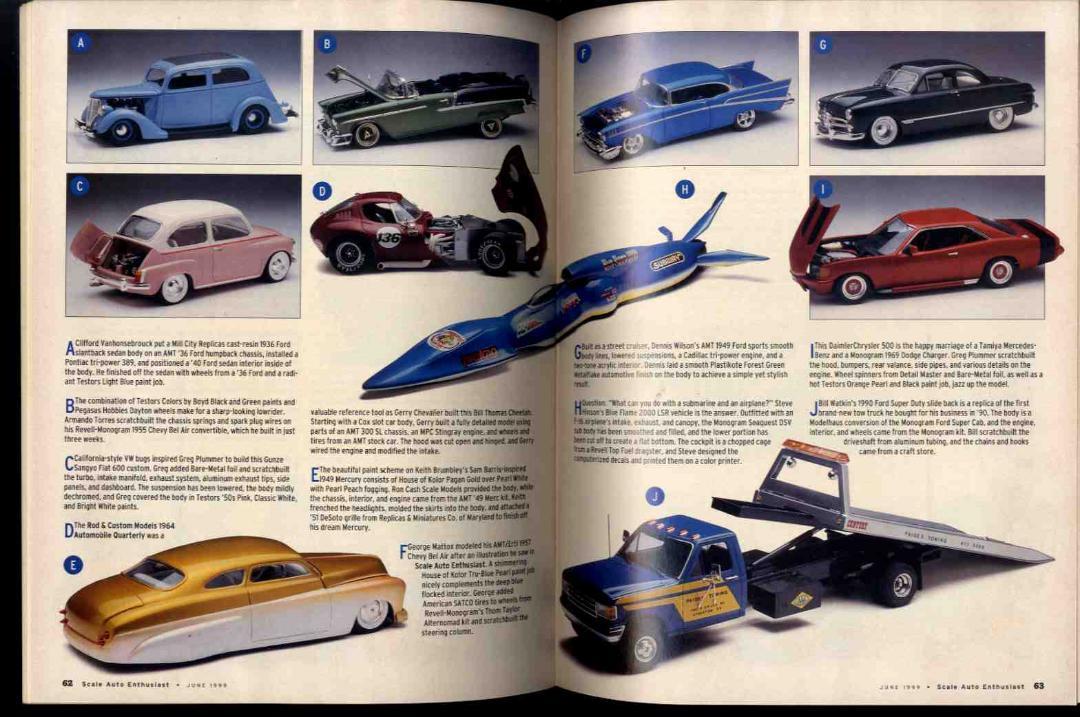 Ma0096 99.6 Scale Auto Enthusiast (U.S. Magazine)