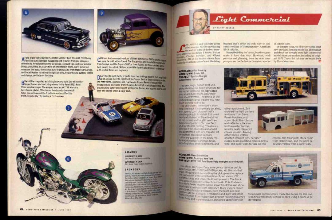 Ma0096 99.6 Scale Auto Enthusiast (U.S. Magazine)