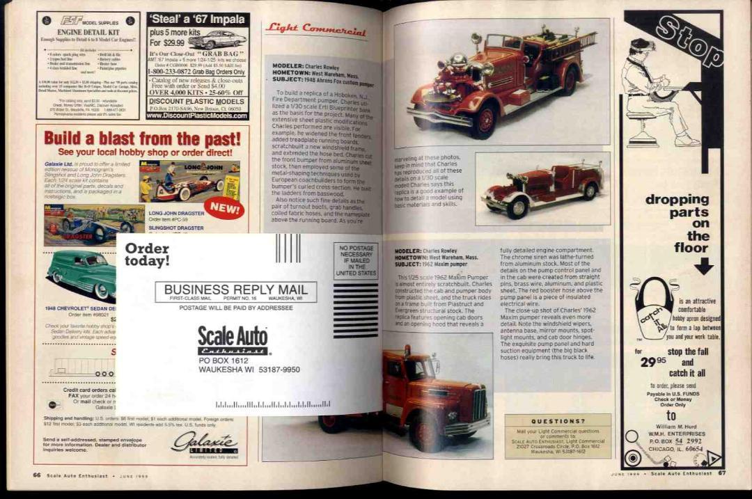 Ma0096 99.6 Scale Auto Enthusiast (U.S. Magazine)