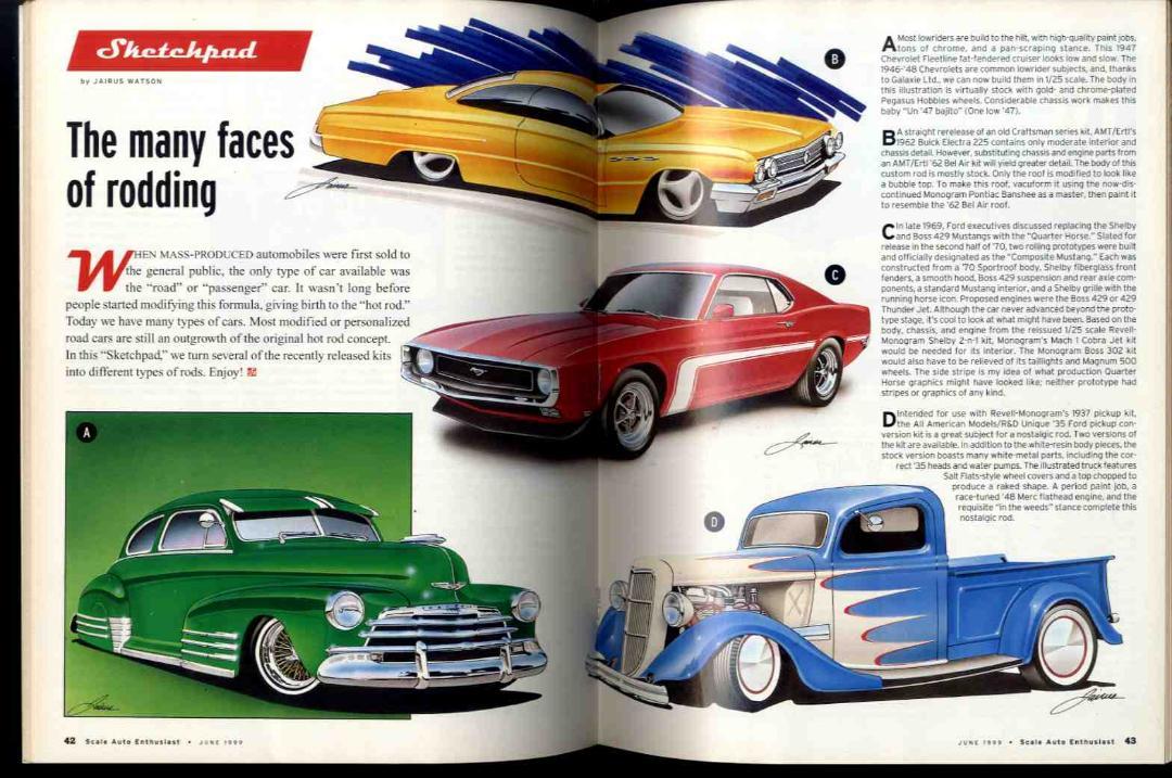 Ma0096 99.6 Scale Auto Enthusiast (U.S. Magazine)