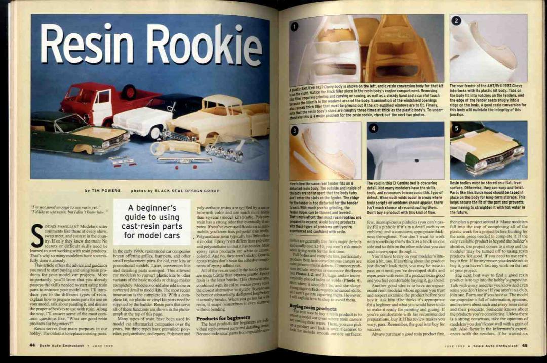 Ma0096 99.6 Scale Auto Enthusiast (U.S. Magazine)