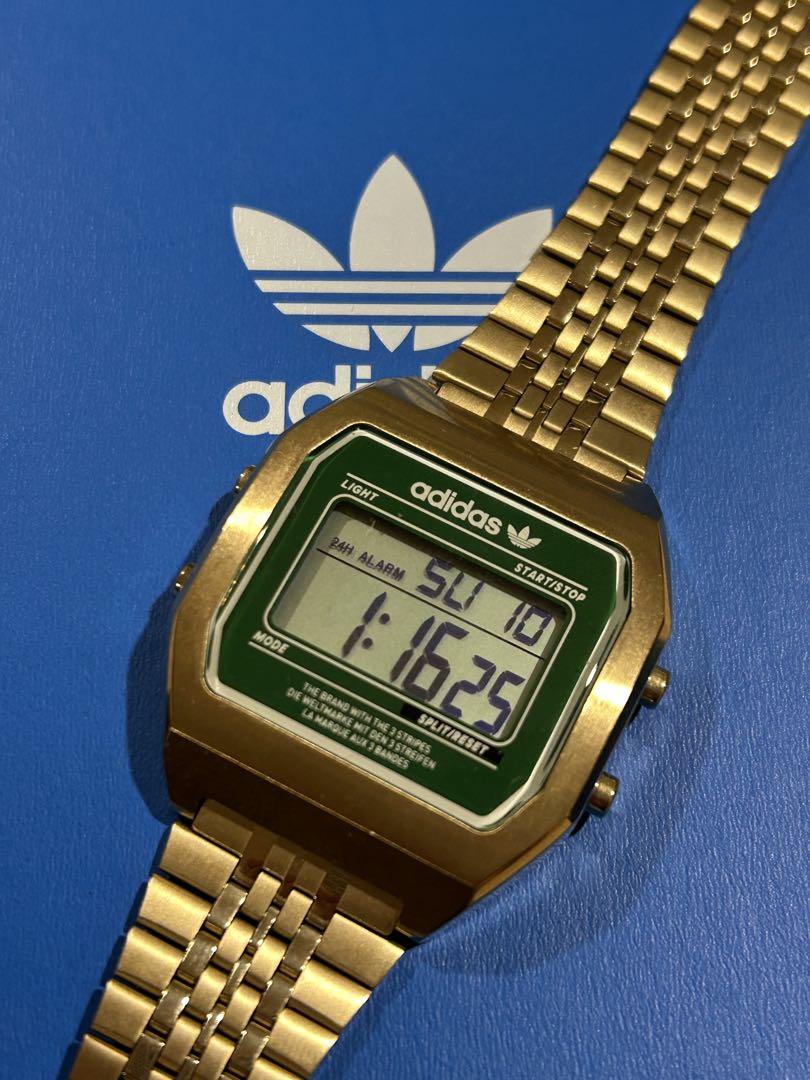adidas Digital Watch Gold