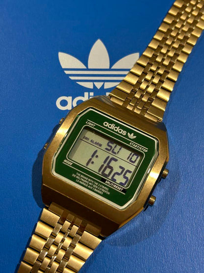 adidas Digital Watch Gold