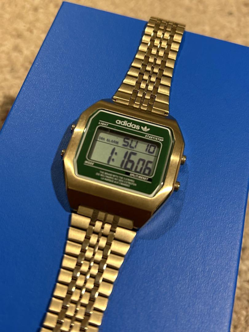 adidas Digital Watch Gold