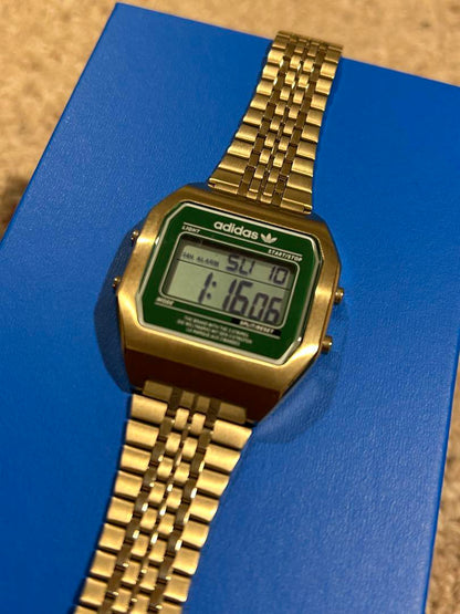 adidas Digital Watch Gold