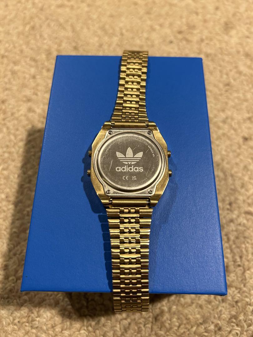 adidas Digital Watch Gold