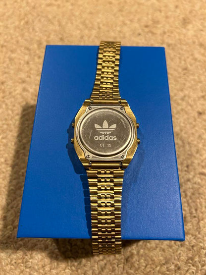 adidas Digital Watch Gold