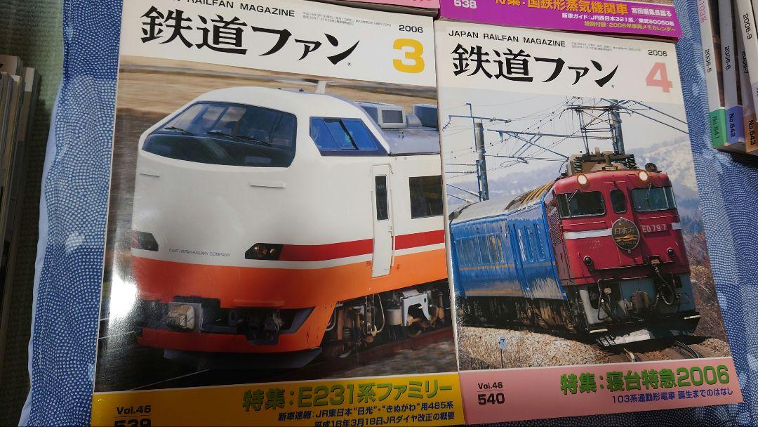 Train Fan Set of 12 Issues from January to December 2006 with Bonus New Car Catalog 2006