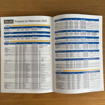 Öhlins MOTORCYCLE 2025 vol.2 Catalog
