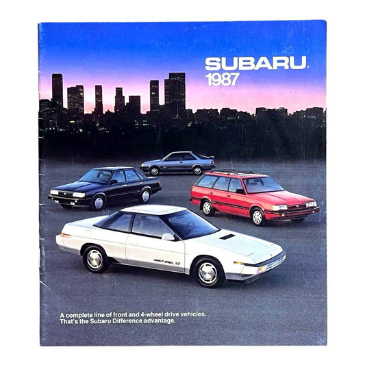 1987 US SUBARU Brochure