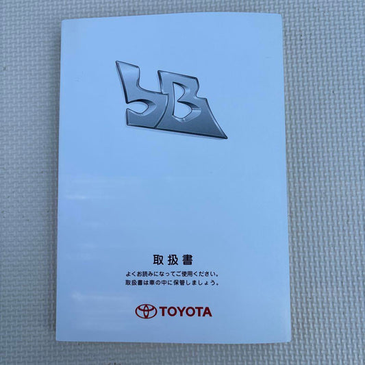 TOYOTA bB QNC20.21. Operating Manual. Excellent Condition
