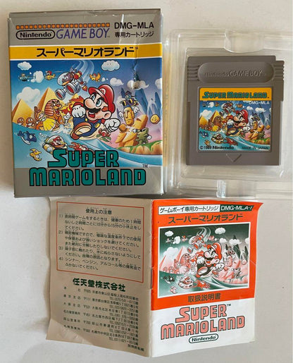 Super Mario Land Game Boy Dedicated Cartridge DMG-MLA with Box and Manual
