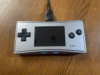Nintendo Game Boy Micro Silver With Charger