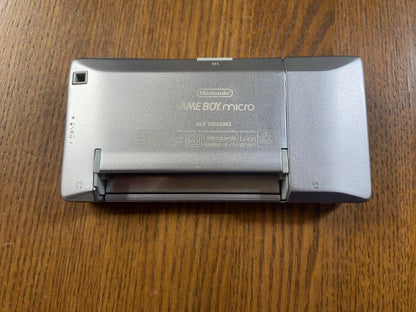 Nintendo Game Boy Micro Silver With Charger
