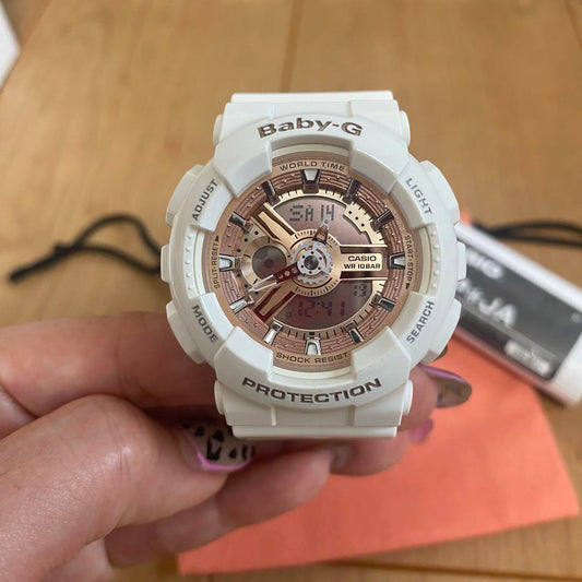 #BabyG #White #Analog Digital Watch #CASIO #BA110X7A1JF
