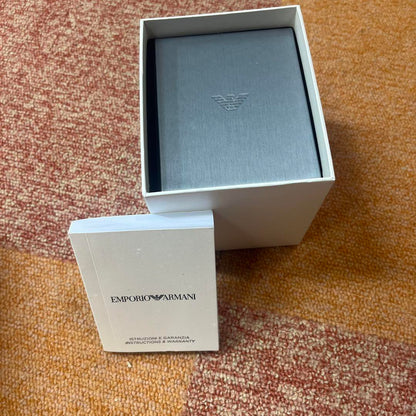 Armani Gold Analog Watch Box Included
