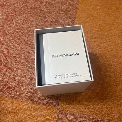 Armani Gold Analog Watch Box Included