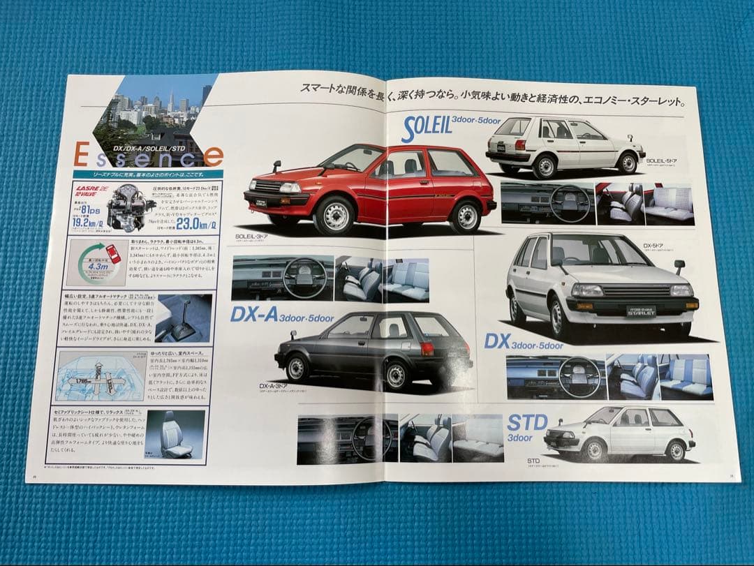 Old Car Catalog EP71 Starlet